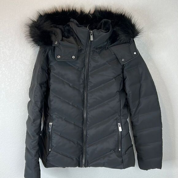 NWT ZARA WOMAN NWT FW20-21 BLACK WATER AND WIND PROTECTION JACKET Large - Picture 13 of 14